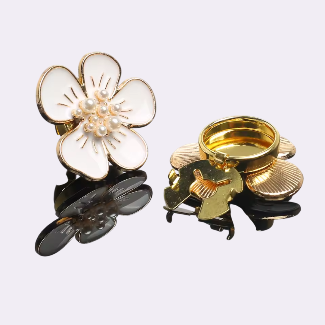 Silk Bloom  – Broche Floral para Elevar tu Camisa