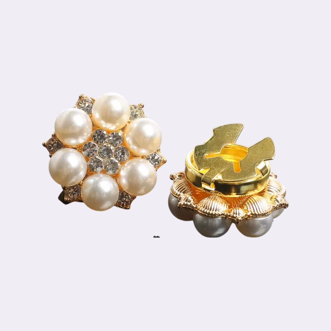 Golden Knot – Broche Floral para Elevar tu Camisa