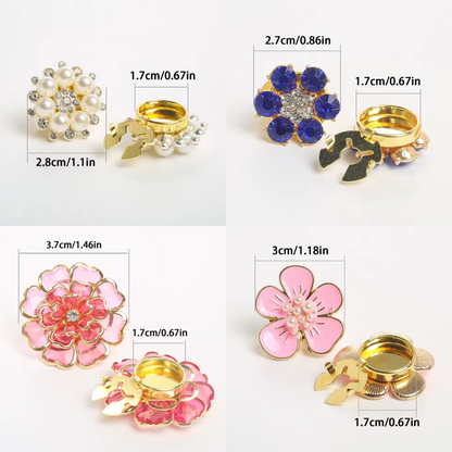Golden Knot – Broche Floral para Elevar tu Camisa